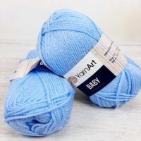 ЯрнАрт Бебі (YarnArt Baby) 50г/150м 215 блакитний