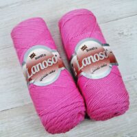 Ланосо Боніто (Lanoso Bonito) 100г/328м 933 яскраво рожевий