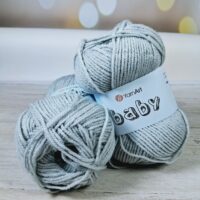 ЯрнАрт Бебі (YarnArt Baby) 50г/150м 855 сірий твід