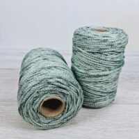 Шнур ПЕФ 3мм 200г/100м без наповнювача №138шалфей + №21м'ята