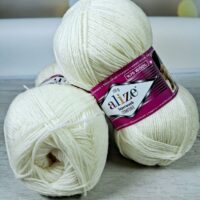 Алізе Супервош Комфорт Сокс 100 (Alize Superwash Comfort Socks) 100г/420м 001 молочний