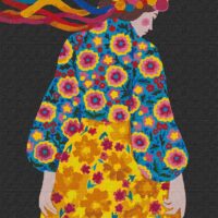 Картина за номерами КНО4922 Вбрання на день перемоги 40*50см