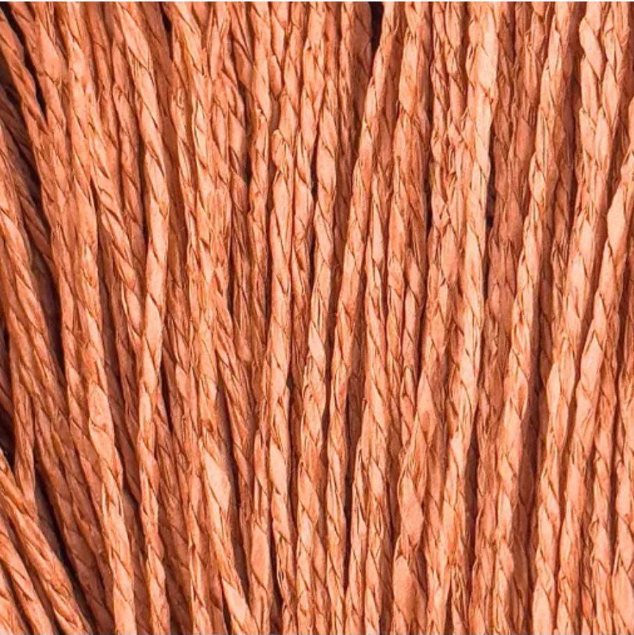 Рафія соломка пасмо 200-400г вагова однотон світло-коричневий