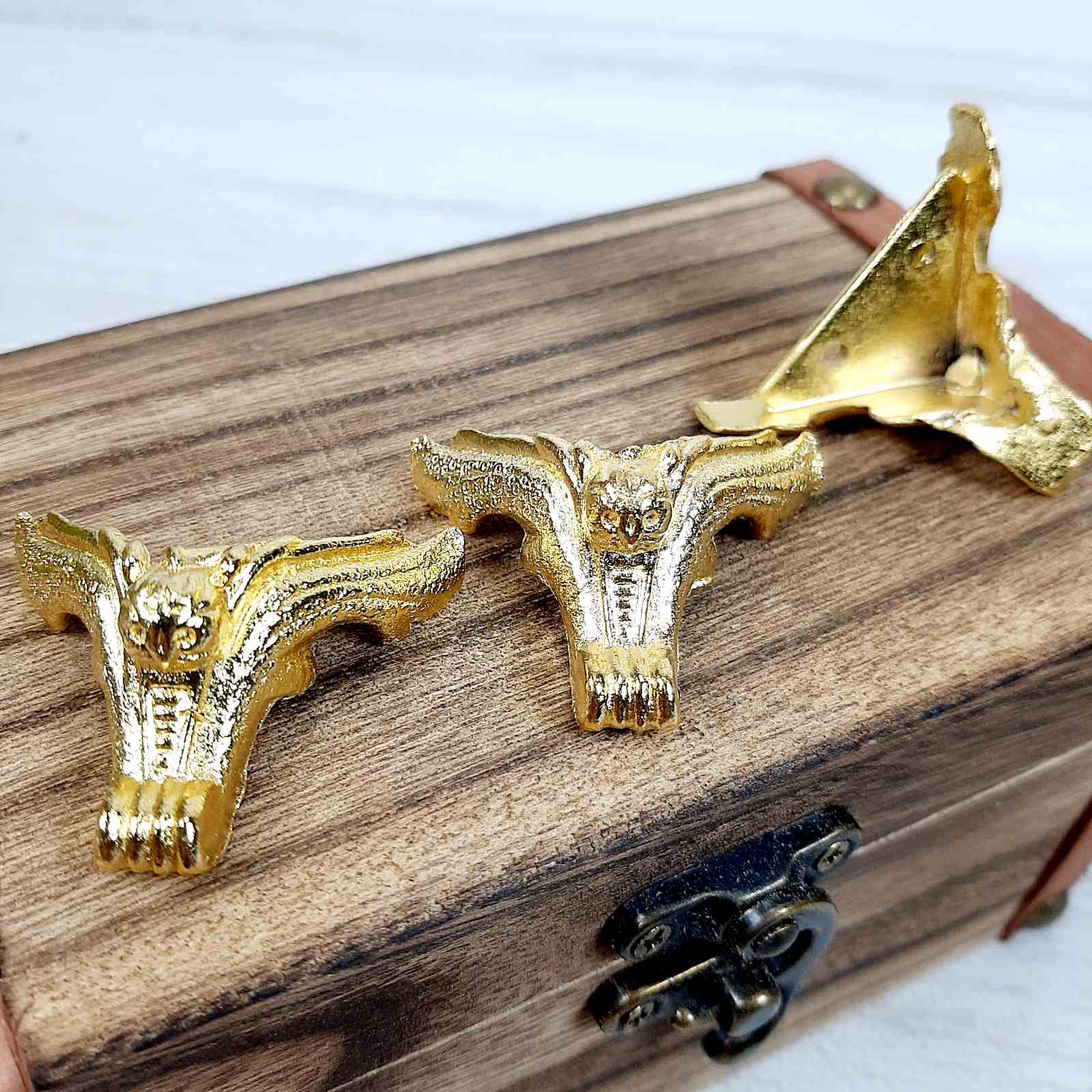 Ніжка С-010-2 золото 42*32мм метал