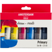 Набір акрилових фарб Amsterdam Primary Royal Talens 6*20мл