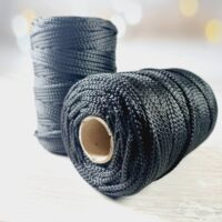 Шнур ПЕФ вязаний 3мм 100м №135 чорний