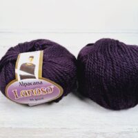 Ланосо Алпакана (Lanoso Alpacana) 100г/130м 3011 баклажан