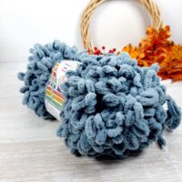 Алізе Пуффі Файн (Alize Puffy Fine) 100г/14м 343 вугольно-сірий