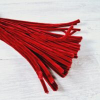 Синельний дріт 6х30мм бордовий 10шт К12С1-00139