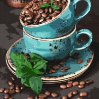 Картина за номерами КНО5636 Ароматні зерна кави 30*40см