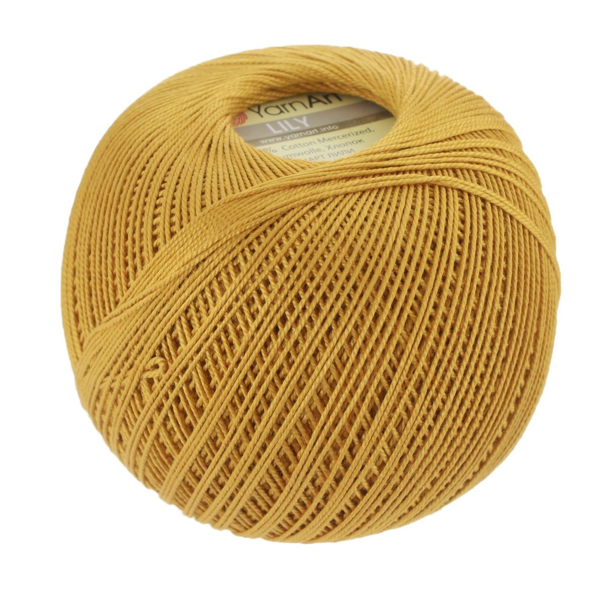 Ярнарт Лілі (YarnArt Lily) 50г/225м 3193 меланж коричневий