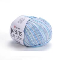 Ярнарт Джинс Софт Колор (YarnArt Jeans Soft Colors) 50г/160м 6203 блакитно-сірий