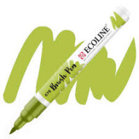 Маркер універсальний акварельний Ecoline Brush Pen №600 зелена світла