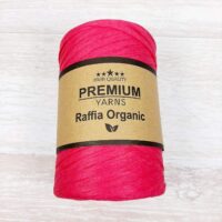 Преміум Ярнс Рафія (Premium Yarns Raffia Organic) 150г/230м 013 рожевий