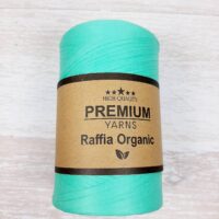 Преміум Ярнс Рафія (Premium Yarns Raffia Organic) 150г/230м 001 бiрюза