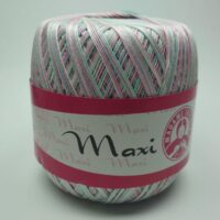 Мадам Трікоте Максі (Madame Tricote Maxi) 100г/565м 6054 меланж м'ятно-рожевий