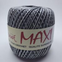 Мадам Трікоте Максі (Madame Tricote Maxi) 100г/565м 3216 чорно-білий