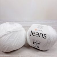 ЯрнАрт Джинс (YarnArt Jeans) 50г/160м 62 білосніжний