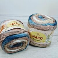 Нако Ангорела (Nako Angorella) 100г/400м 87576 бежево-синій