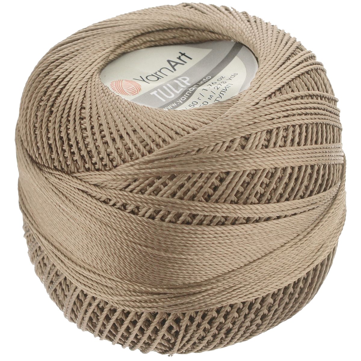 Ярнарт Тулип 50г/250м 406 темно-бежевый