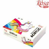 Набір акрилових фарб Unicorn Rosa Start 12*10мл