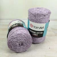 Ярнарт Макраме котон люрекс 250г/205м 734 лаванда