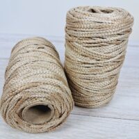 Шнур ПП 3мм 200г/100м без наповнювача №6227мокко +№6059т.крем