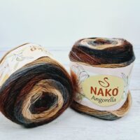 Нако Ангорела (Nako Angorella) 100г/400м 87578 коричнево-сірий