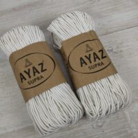 Шнур Аяз Супра (Ayaz Supra) 200г/110м 1208 бiлий