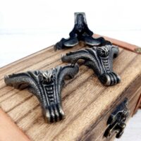 Ніжка С-010В стара латунь 54*30мм метал