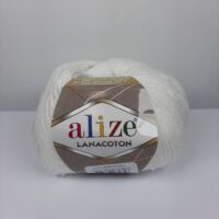 Алізе Ланакотон (Alize Lanacoton) 50г/390м 055 білий