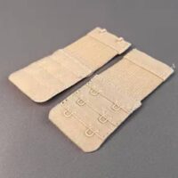 Подовжувач-Застібка для бюсгальтера тканинна 2гачки бежевий 3,8*9,5см К9С3-1903