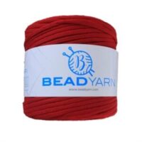 Шнур Бед Ярн Пеня (Bead Yarn Penye) 650г/120м червоний трикотаж