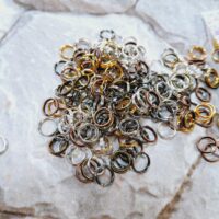 Колечки Двойные 6мм Микс 5г