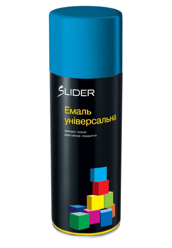 Емаль універсальна 5015 блакитна 400мл Slider color