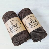 Шнур Аяз Супра Слім (Ayaz Supra Slim) 200г/200м 6195 коричневий
