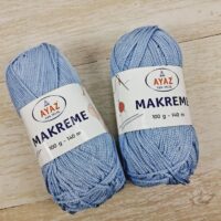 Аяз Макраме (Ayaz Makrеme) 100г/140м 1214 блакитний