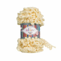 Алізе Пуффі Файн (Alize Puffy Fine) 100г/14м 160 крем