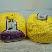 Ланосо Алпакана Файн (Lanoso Alpacana Fine) 100г/220м 914 жовтий