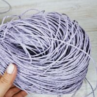 Рафія соломка пасмо 200-400г вагова однотон бузок