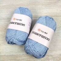 Ярнарт Макраме (YarnArt Macrame) 90г/130м 133 блакитний