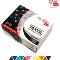 Набiр акрилових фарб для тканини Textil Rosa Talent 12*20мл