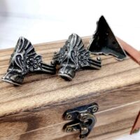 Ніжка С-024-3 стара латунь 32*42мм метал