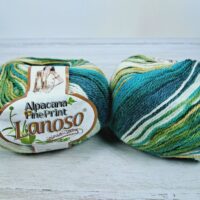 Ланосо Алпакана Колор (Lanoso Alpacana Color) 100г/220м 804 синьо-блакитний