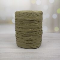 Рафія плоска вагова 100г/200м олива