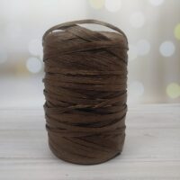 Рафія плоска вагова 100г/200м коричнева