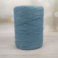 Рафія плоска вагова 100г/200м блакитна