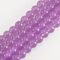 Бусины Стекло Имитация Нефрит Круглые 4мм Светло-сиреневый