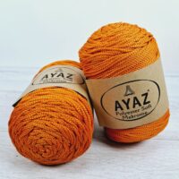 Аяз Макраме Софт (Ayaz Polyester Soft Makrome) 250г/175м 1979 помаранчевий