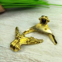 Ніжка С-018-3 золото 21*30мм метал